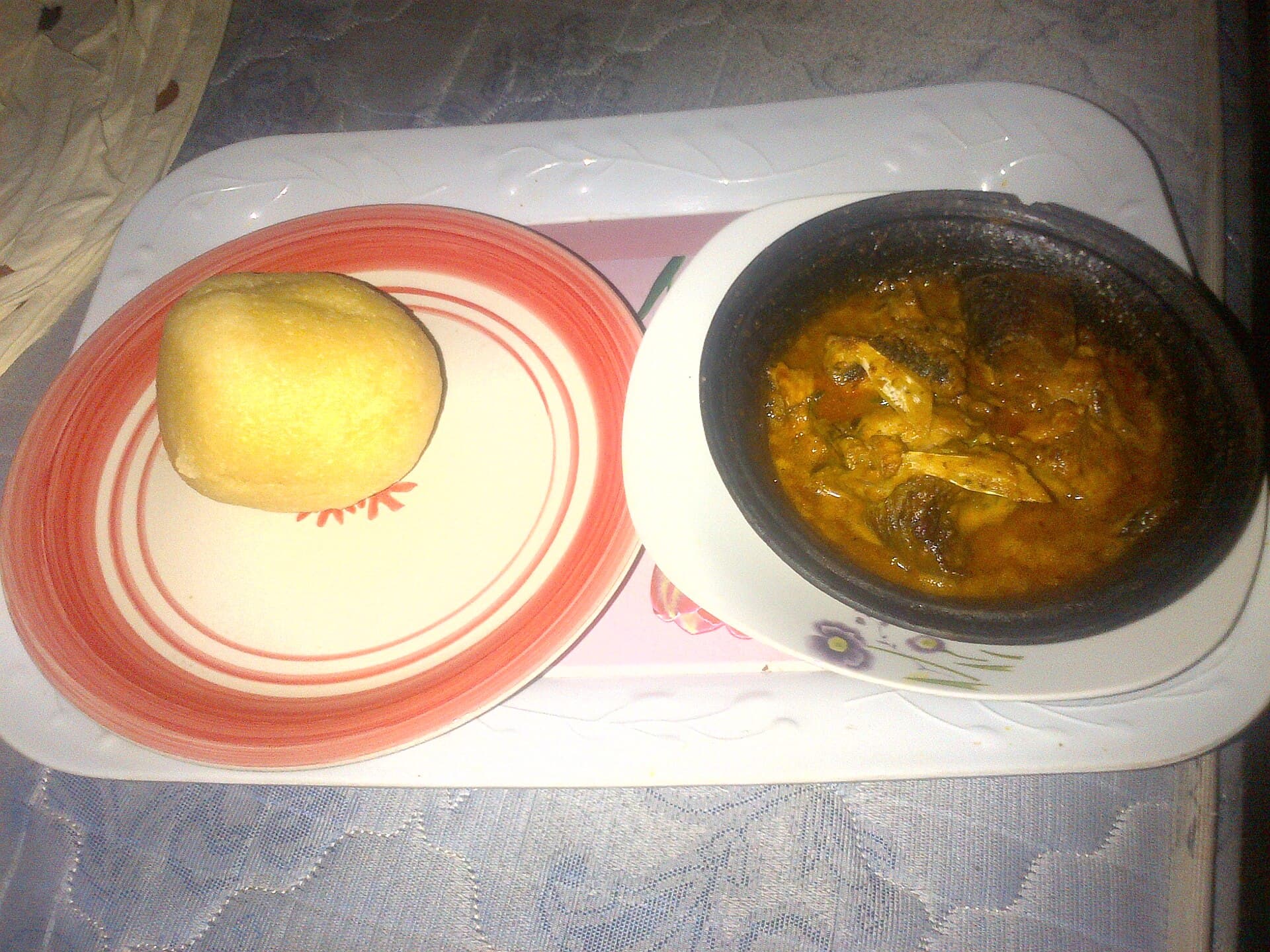Served in the clay pot