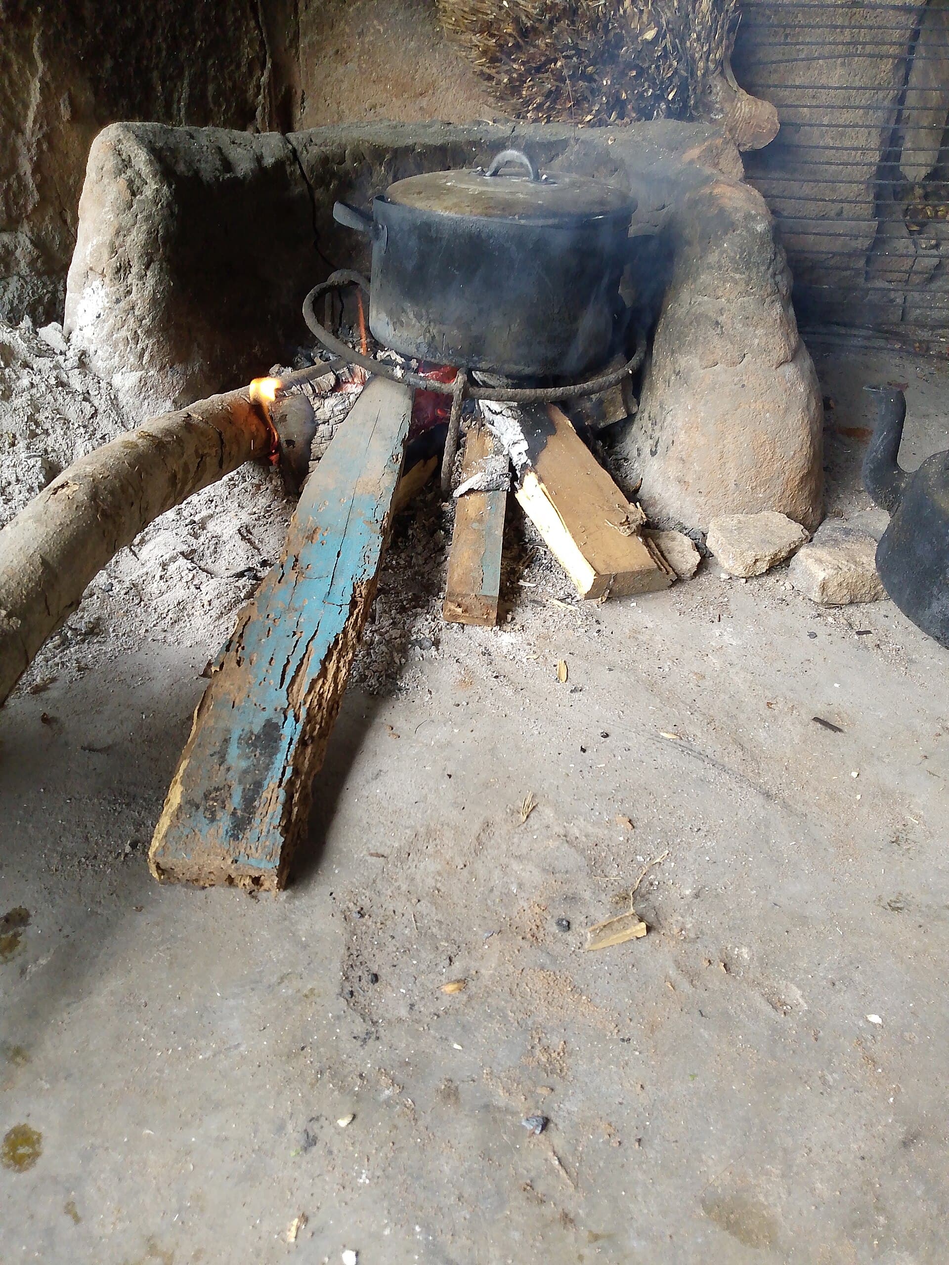 Cooking on firewood